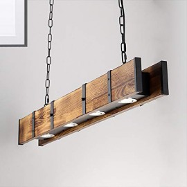 Industrial Retro Linear Island Pendant Light Industrial Retro Linear Island Pendant Light